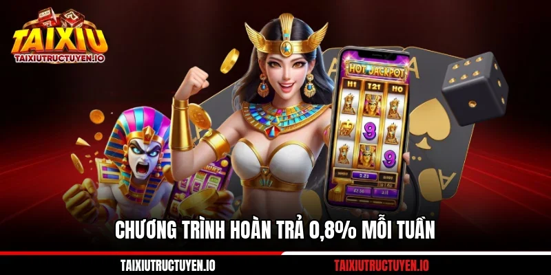 Chương trình hoàn trả 0,8% mỗi tuần